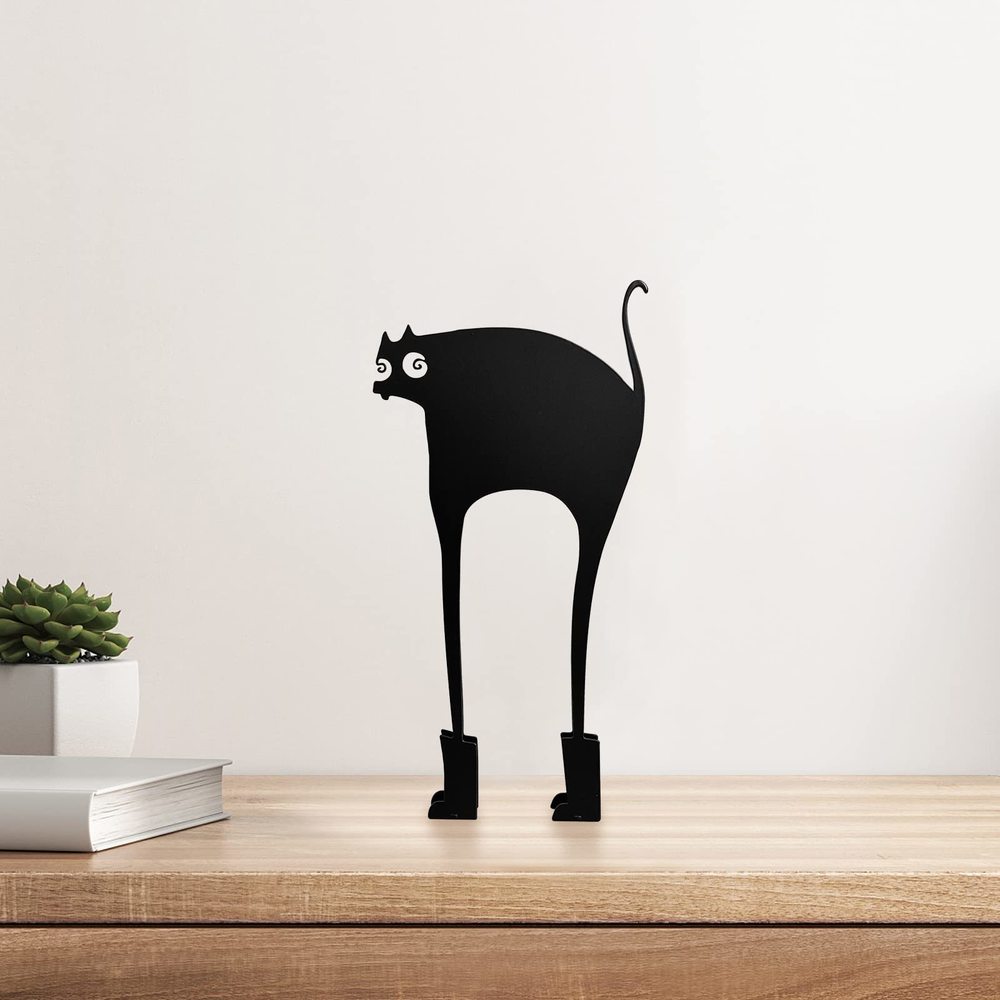 Dog Minimalist Art Wall Sculpture, Abstract Metal Wire Geometric Line Drawing🐯 - Picture 3 of 5